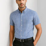 Mens Springfield Short Sleeve Shirt French Navy