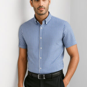 Mens Springfield Short Sleeve Shirt French Navy