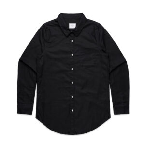 Wo's Oxford Shirt BLACK