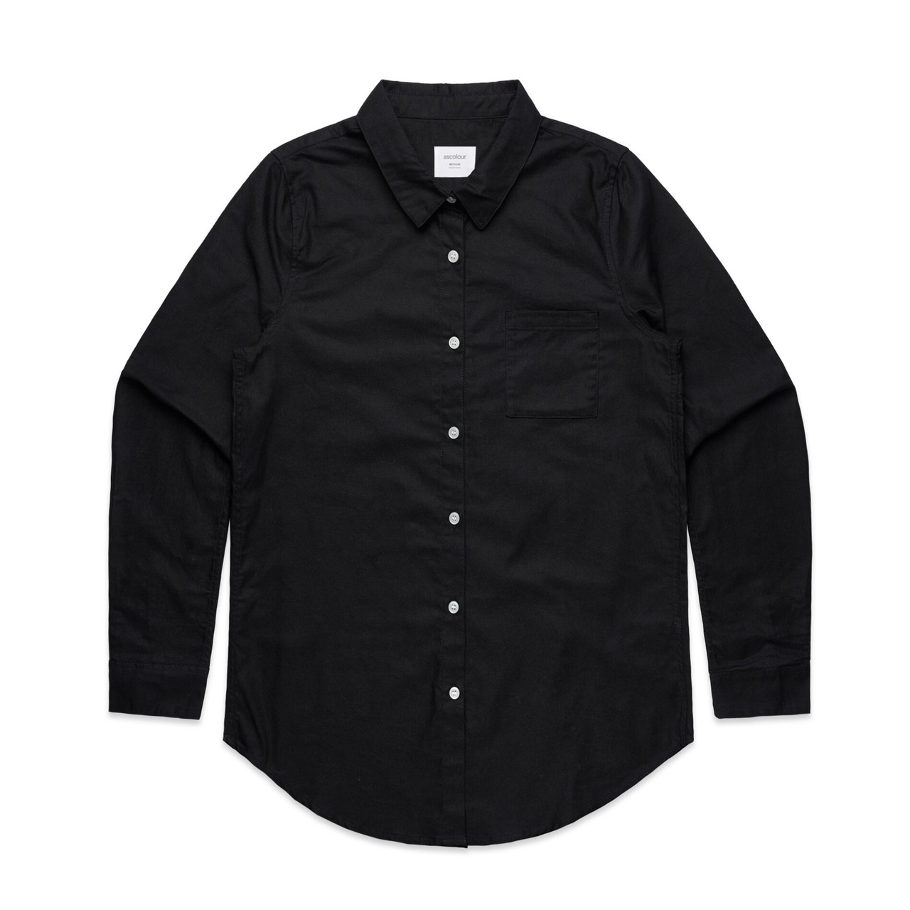 Wo's Oxford Shirt BLACK