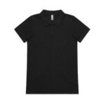 Wo's Pique Polo BLACK