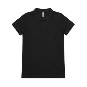 Wo's Pique Polo BLACK