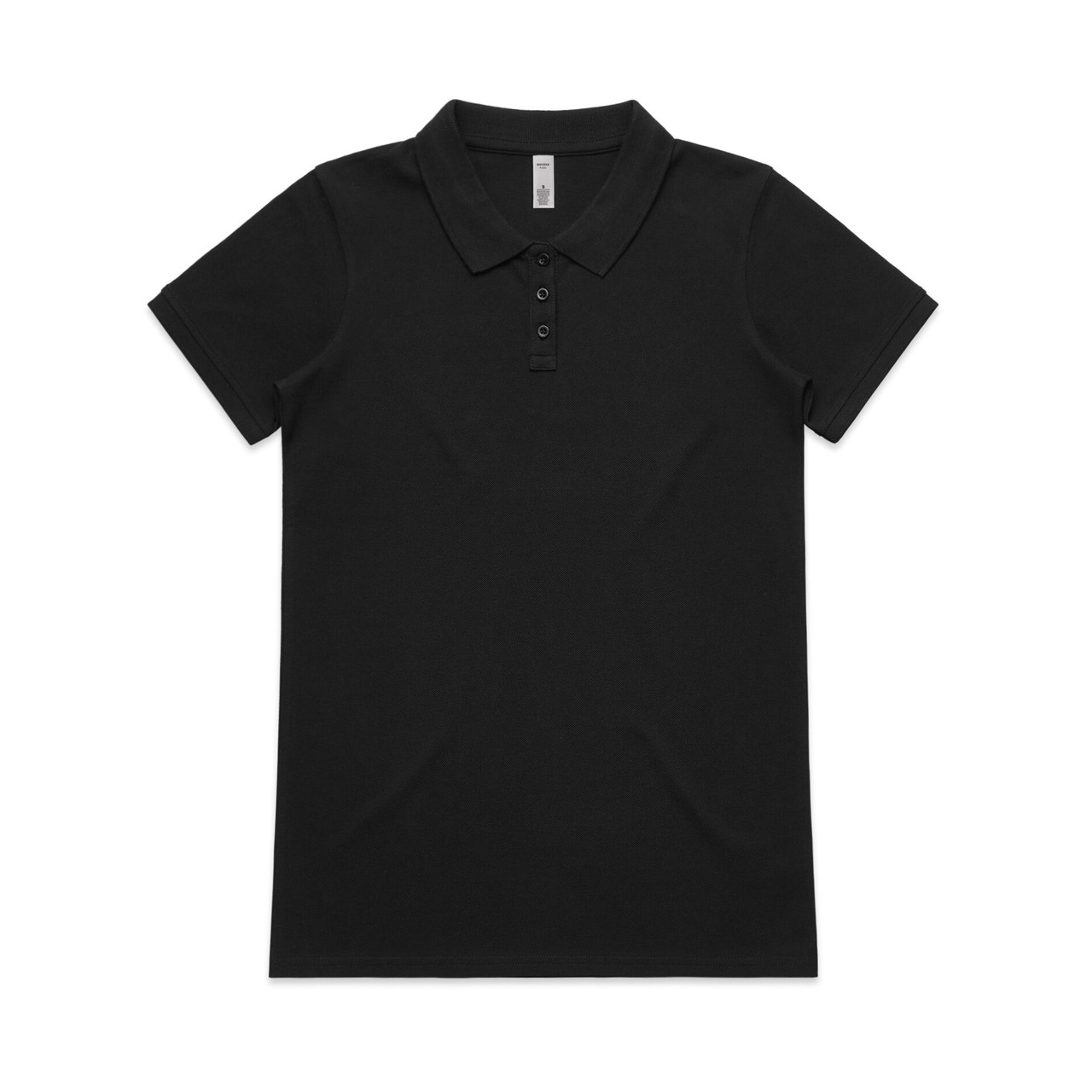 Wo's Pique Polo BLACK
