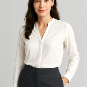 Womens Juliette Long Sleeve Blouse Ivory