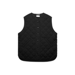 Wo's Quilted Vest BLACK