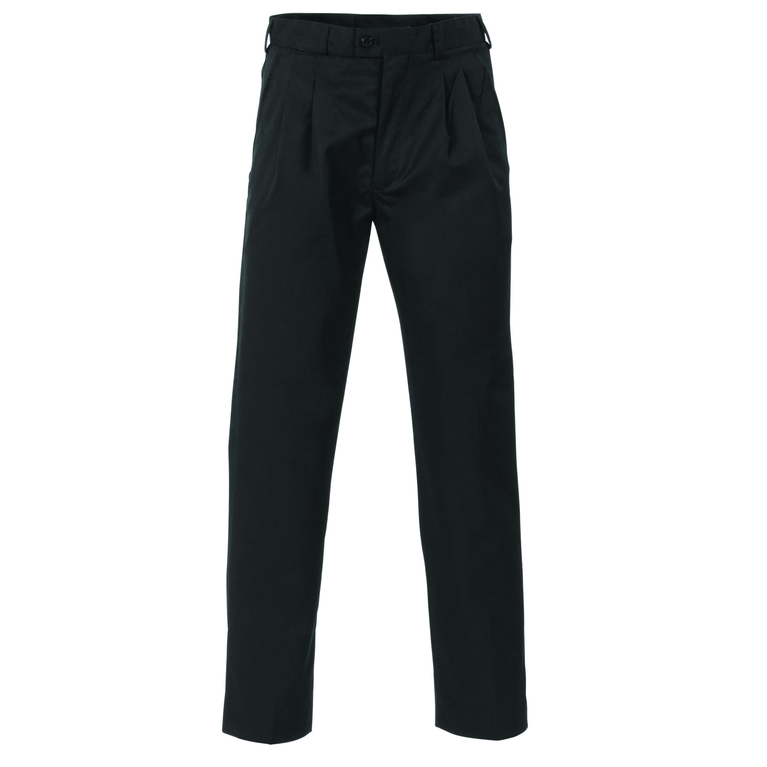 Mens P/V Pleat Front Pants Black Mens P/V Pleat Front Pants Black