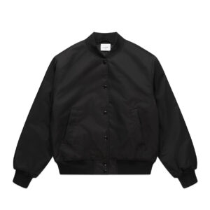 Wo's College Bomber Jacket BLACK