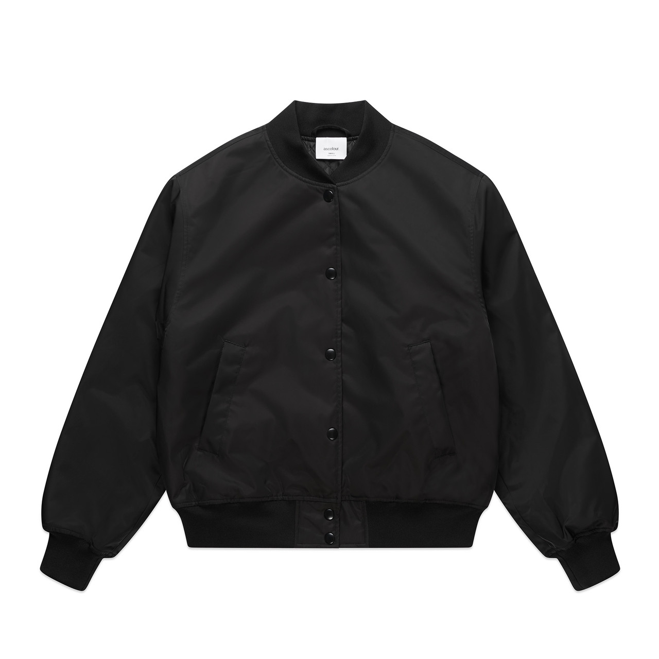 Wo's College Bomber Jacket BLACK Wo's College Bomber Jacket BLACK