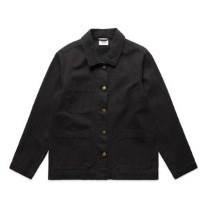 Wo's Canvas Chore Jacket BLACK