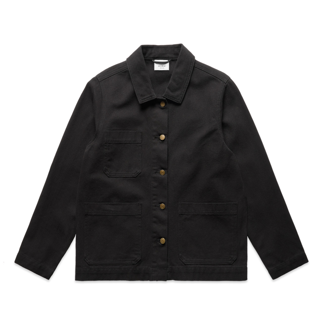 Wo's Canvas Chore Jacket BLACK Wo's Canvas Chore Jacket BLACK