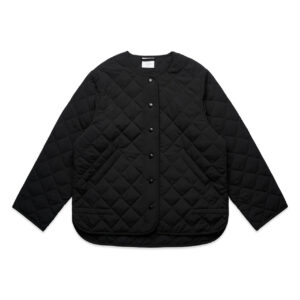 Wo's Quilted Jacket BLACK