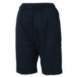 Ladies P/V Flat Front Shorts Navy