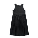Wo's Linen Dress BLACK