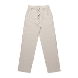 Wo's Linen Pants NATURAL
