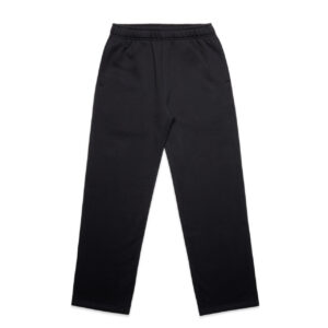 Wo's Relax Cuffless Track Pants BLACK