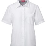 JB's Ladies S/S Original Poplin Shirt White