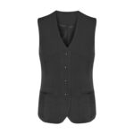 Womens Cool Stretch Longline Vest Charcoal
