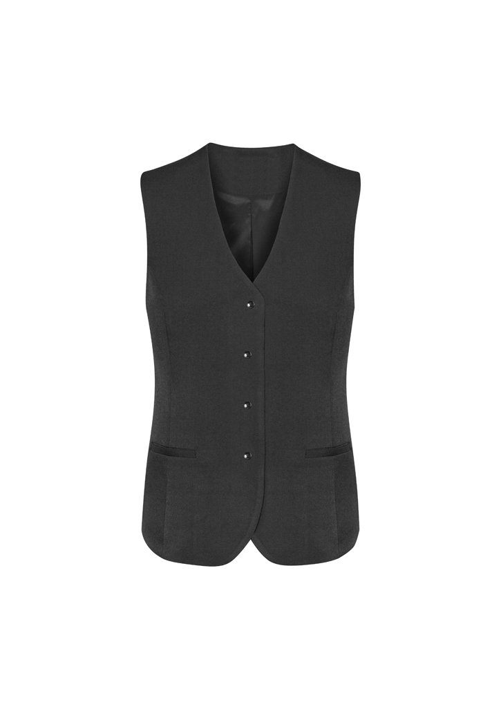 Womens Cool Stretch Longline Vest Charcoal