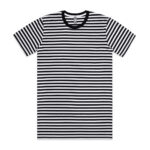 Staple Stripe Tee BLACK/WHITE