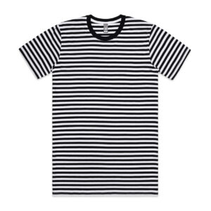 Staple Stripe Tee BLACK/WHITE
