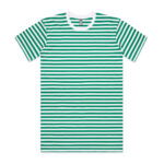Staple Stripe Tee WHITE/GREEN