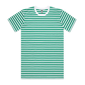 Staple Stripe Tee WHITE/GREEN