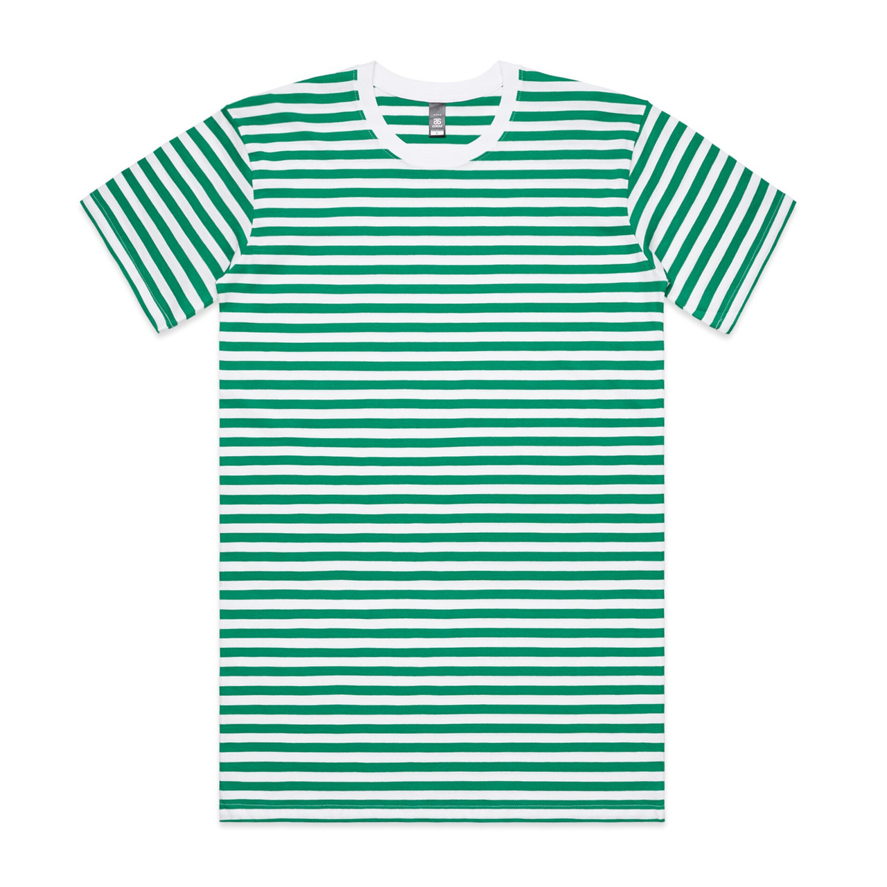 Staple Stripe Tee WHITE/GREEN