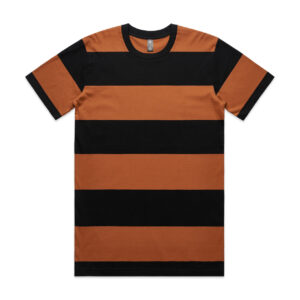 Wide Stripe Tee COPPER/BLACK