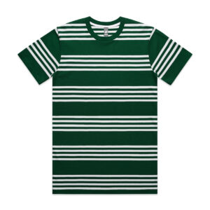 Classic Quad Stripe Tee EMERALD/WHITE