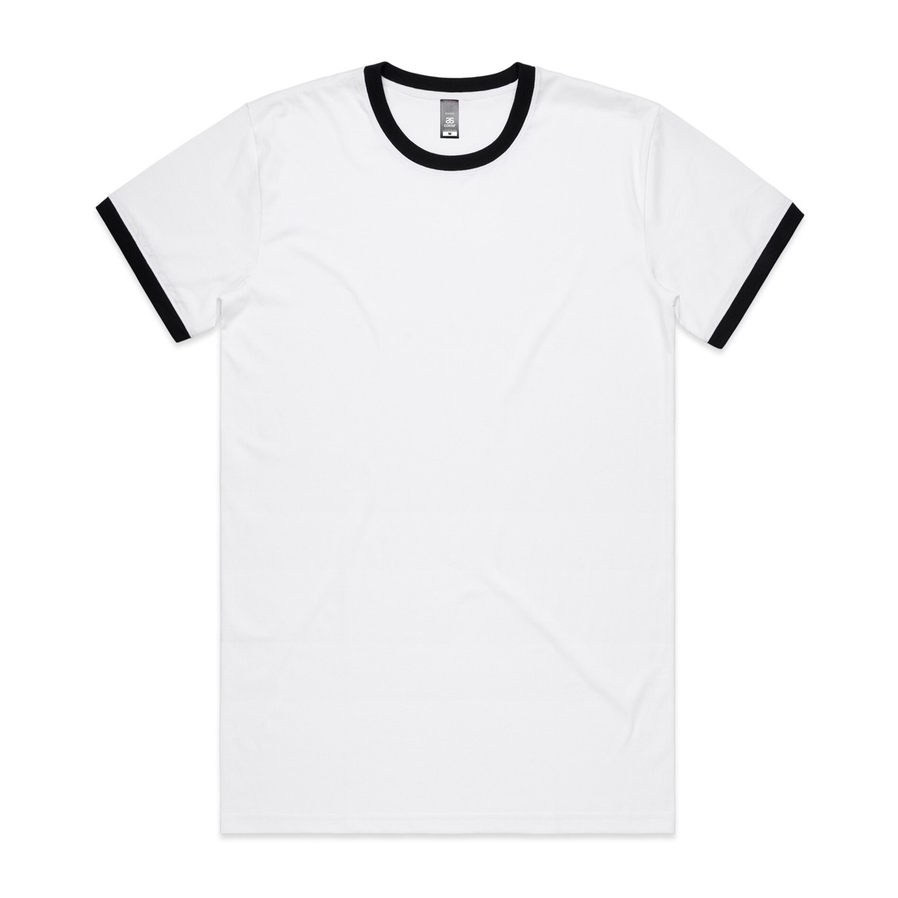 Staple Ringer Tee WHITE/BLACK