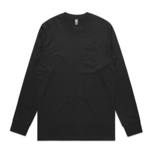 Classic Pocket L/S Tee BLACK