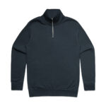 Stencil Half Zip Crew CARBON BLUE