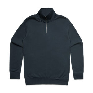 Stencil Half Zip Crew CARBON BLUE