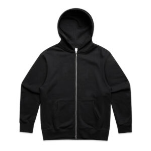 Heavy Zip Hood BLACK