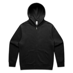 Relax Zip Hood BLACK