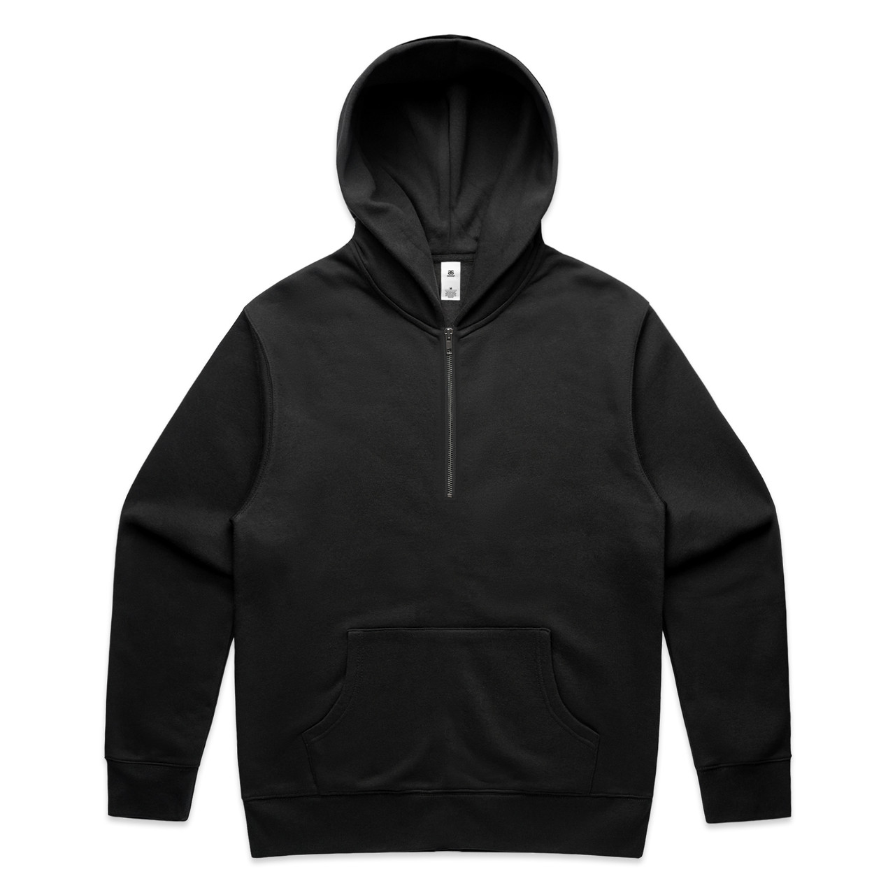 Relax Half Zip Hood BLACK Relax Half Zip Hood BLACK