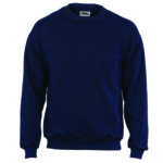Crew Neck Fleecy Sweatshirt (Sloppy Joe) Navy