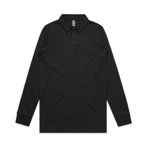 Chad L/S Polo BLACK