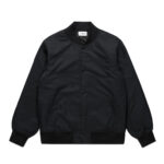 College Bomber Jacket BLACK