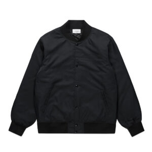 College Bomber Jacket BLACK