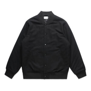 Felt Bomber Jacket BLACK