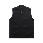 Canvas Heavy Vest BLACK