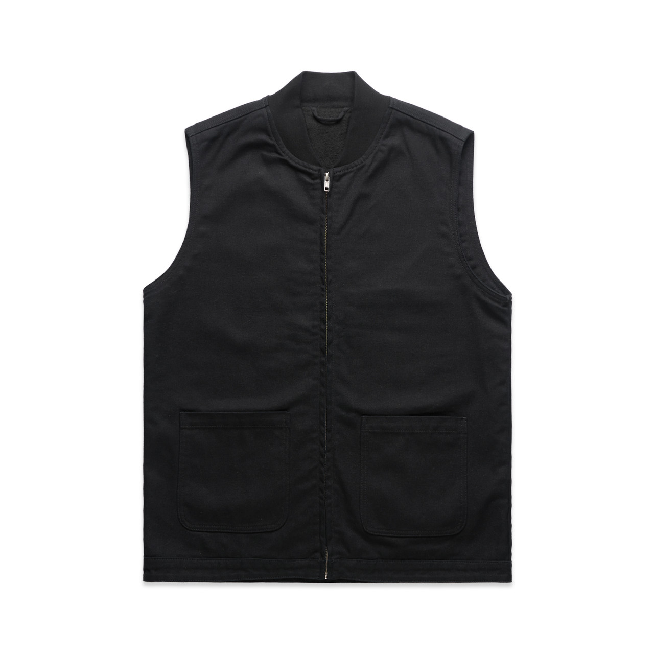 Canvas Heavy Vest BLACK