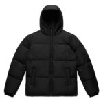 Hooded Puffer Jacket BLACK