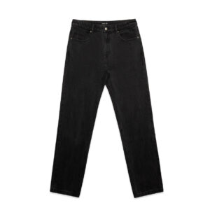 Straight Jeans WASHED BLACK