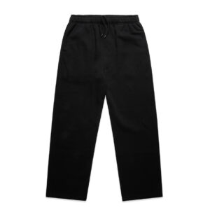 Relax Cuffless Track Pants BLACK