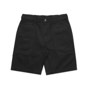 Canvas Shorts 20" BLACK