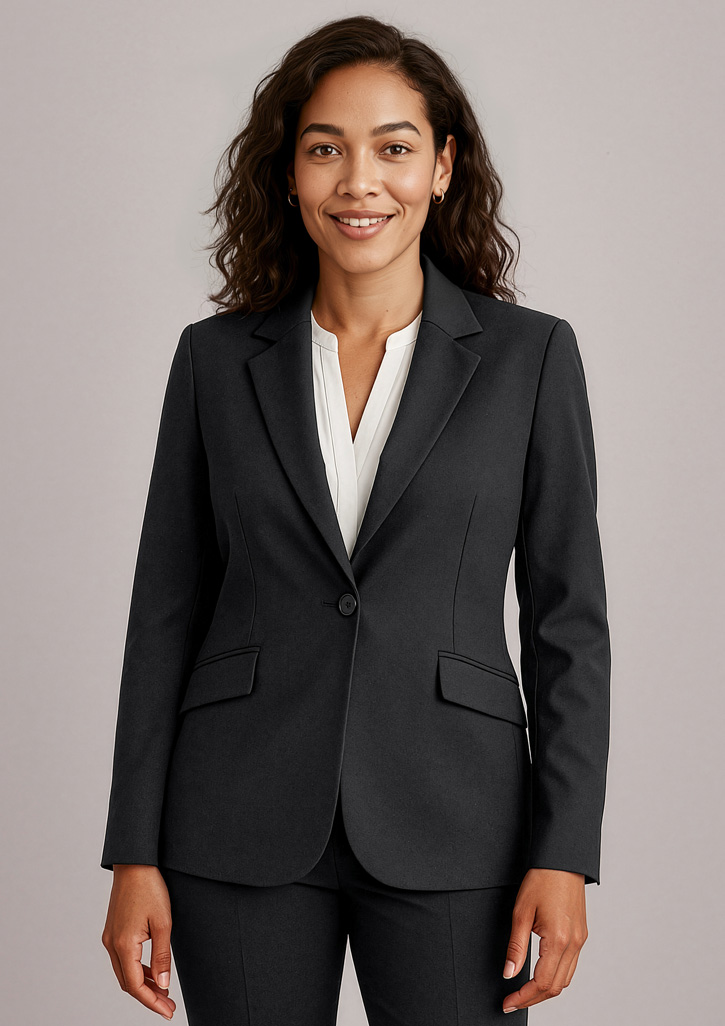 Womens Siena Longline Jacket Black