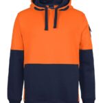 JB's 350g Hi Vis Trade Hoodie Orange/Navy