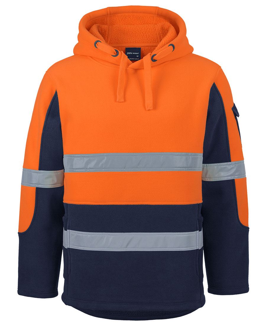 JB's Hi Vis D+N 450g Pull Over Shepherd Hoodie Orange/Navy JB's Hi Vis D+N 450g Pull Over Shepherd Hoodie Orange/Navy